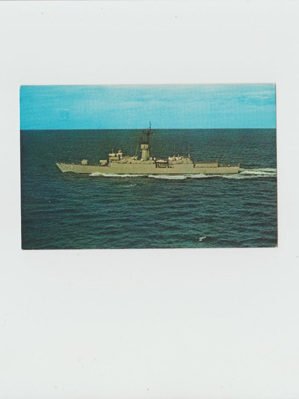 U.S.S Meyerkord ( DE - 1058) Postcard